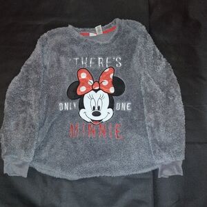 Minnie Mouse Disney Super Plush Sweater Or Shirt Size XL Embroidered